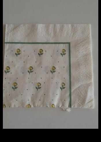 ACİL SATILIK...80 li yıllar peçete-Vintage - Görsel 8