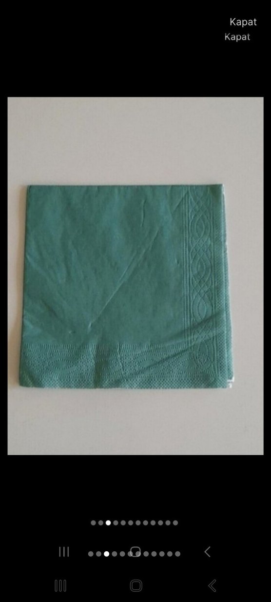 ACİL SATILIK...80 li yıllar peçete-Vintage - Görsel 3