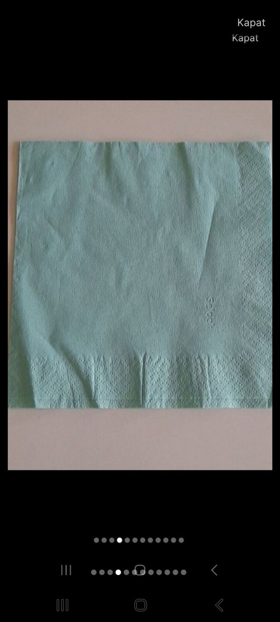 ACİL SATILIK...80 li yıllar peçete-Vintage - Görsel 4