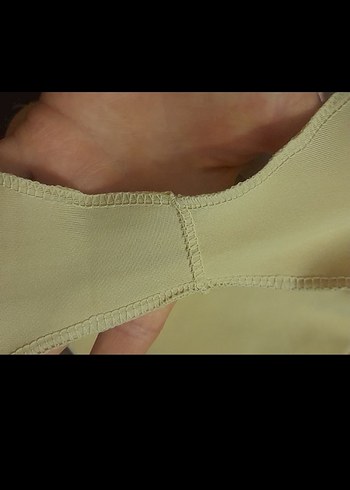 ACİL SATILIK...Bej lazer kesim askıllı inceltici slip korse - Görsel 6