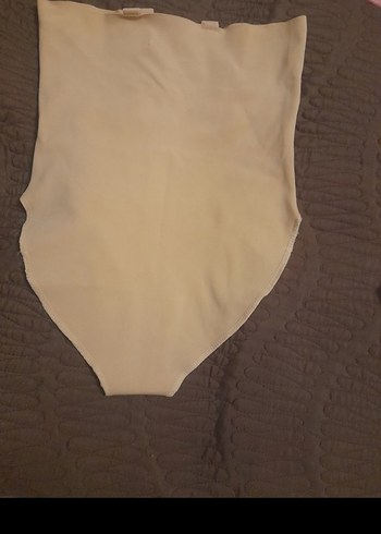 ACİL SATILIK...Bej lazer kesim askıllı inceltici slip korse - Görsel 4