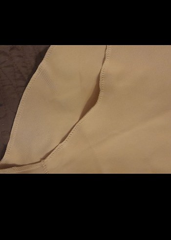 ACİL SATILIK...Bej lazer kesim askıllı inceltici slip korse - Görsel 8