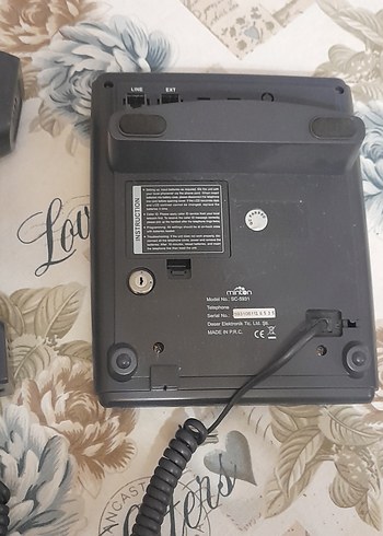 ACİL SATILIK...Minton SC5931 Telefon -vintage - Görsel 7