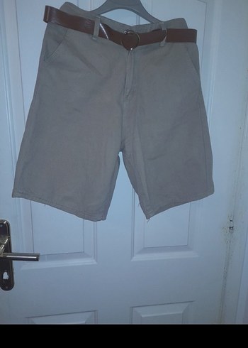 ACİL SATILIK...Kadın Bej Midi Bermuda Şort - Görsel 6