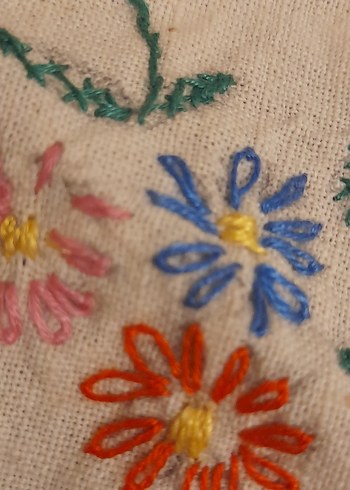 Antika Nakışlı,el işi, Vintage - Görsel 4