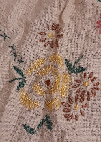 Antika Nakışlı,el işi, Vintage - Görsel 2