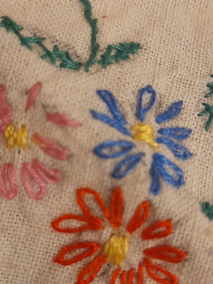 Antika Nakışlı,el işi, Vintage - Görsel 4