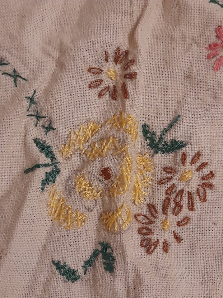 Antika Nakışlı,el işi, Vintage - Görsel 2