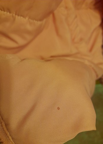 Pembe Kapüşonlu Bayan Mont - Görsel 9