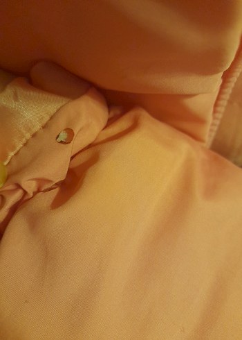 Pembe Kapüşonlu Bayan Mont - Görsel 13