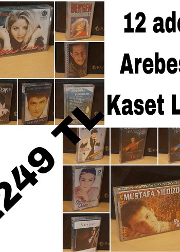 12 adet Arebesk Kaset Lotu - Görsel 2
