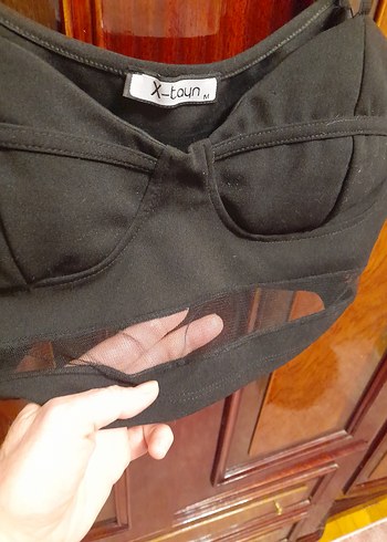 Siyah Gotik Büstiyer - Görsel 6