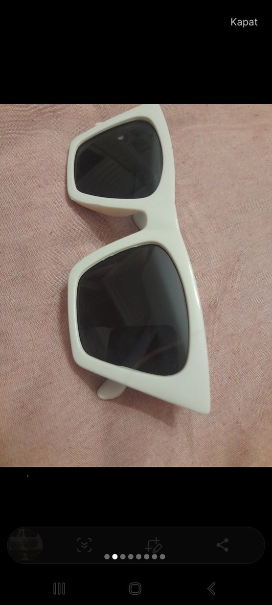 ACİL SATILIK..Minimalist Kadın Güneş Gözlüğü 3adet - Görsel 2