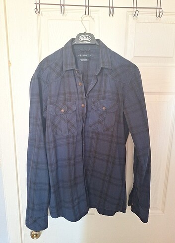 Lcw lacivert slim fit erkek gömlek 