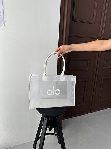 ALO Sheer Tote ? White ? Çanta Üst Kalite -