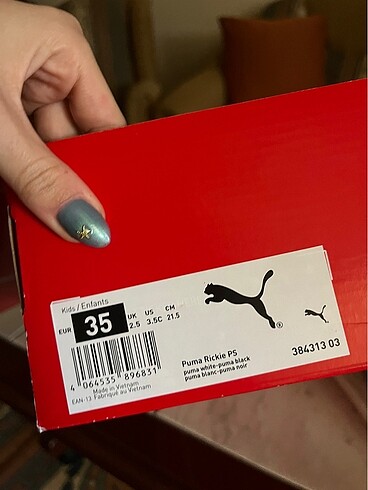 35 Beden beyaz Renk Puma ayakkabı
