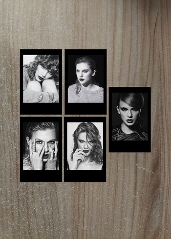 Taylor Swift Siyah Polaroid Set