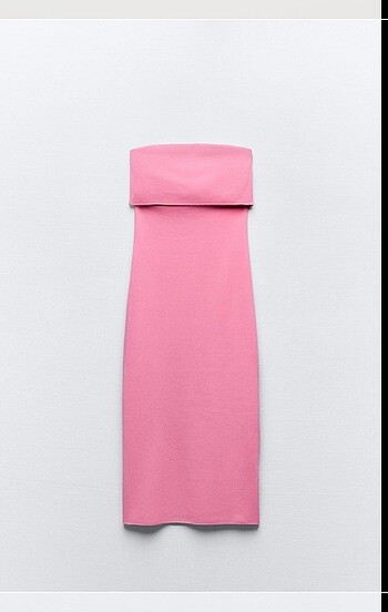 Zara pembe elbise