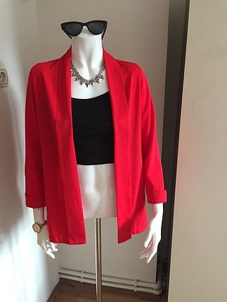 Kırmızı blazer ceket kırmızı ceket