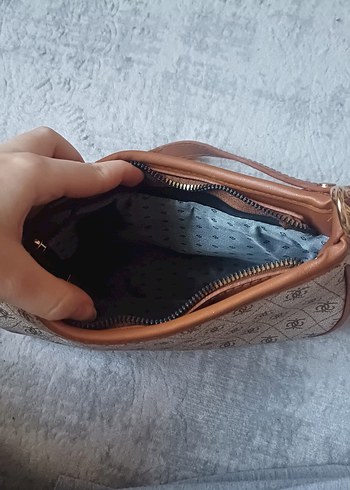 Bej Deri Tokalı Kadın Çanta - Görsel 2