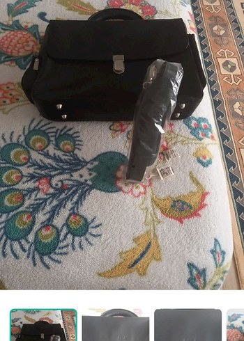Desa Sik Siyah Deri Gorunumlu Canta