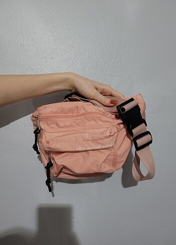 pembe paraşüt kumaş çanta