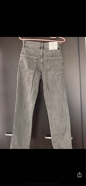 32 Beden Zara straight paça etiketli pantolon