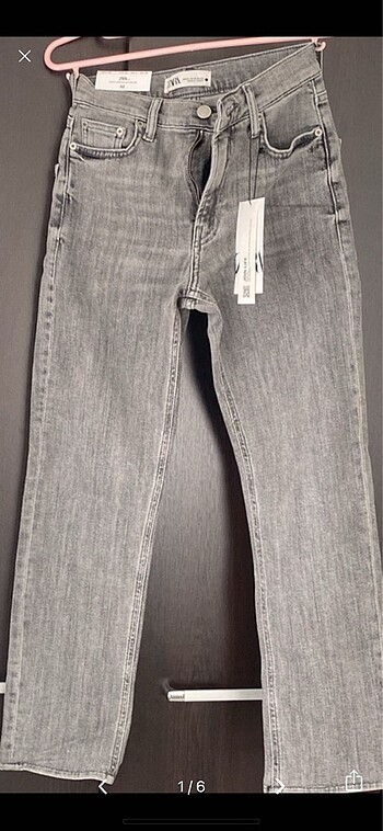 Zara straight paça etiketli pantolon