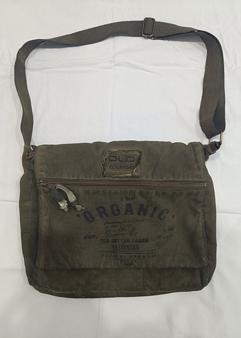 Old cotton cargo postacı çantası unisex