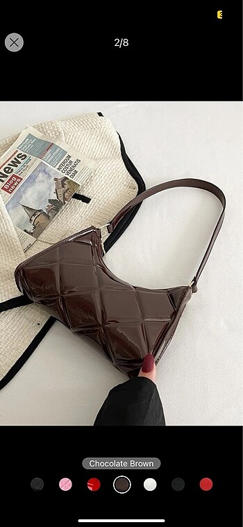 Sheinside Acı kahve çanta