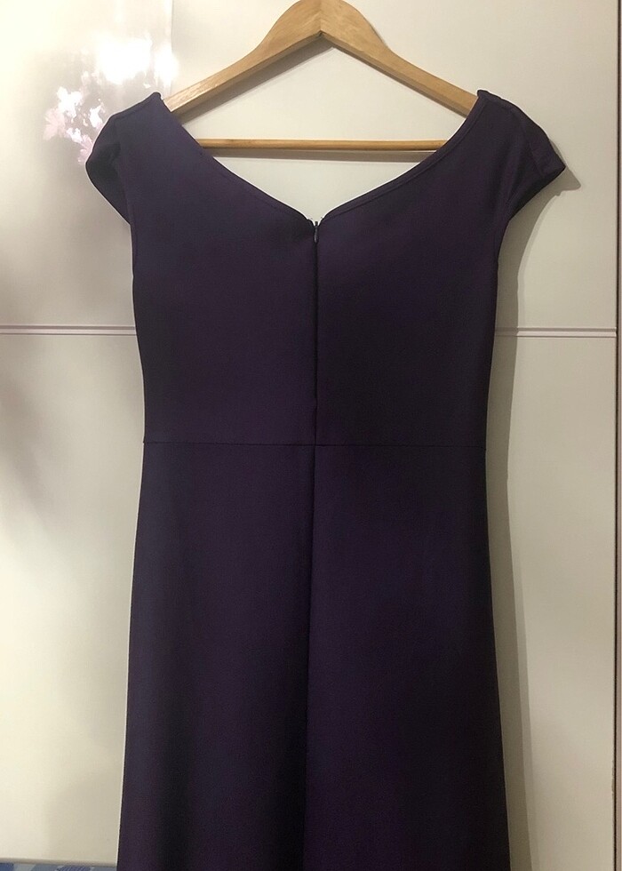 Mor Abiye Elbise - Görsel 2