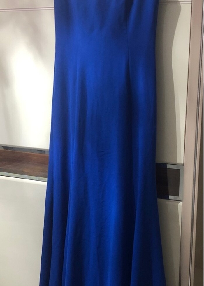 Mavi Abiye Elbise - Görsel 3