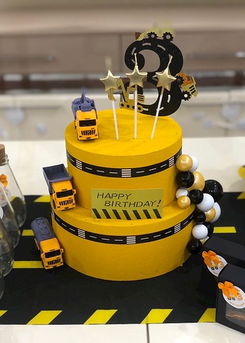 İnşaat Temalı Doğum Günü Seti - Görsel 6