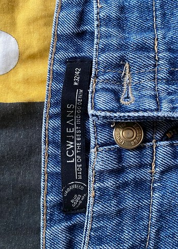 Kadın Mavi Bol Kesim  Denim Pantolon - Görsel 3