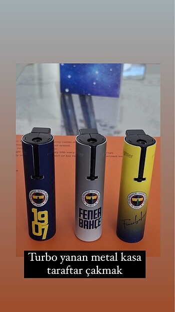 3 adet Metal kasa clipper turbo yanan taraftar çakmak