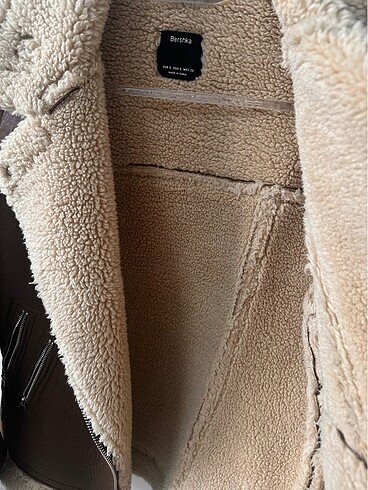 Bershka Bershka biker mont taba rengi