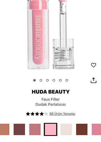 Huda Beauty Pastel Pembe Dudak Parlatıcısı
