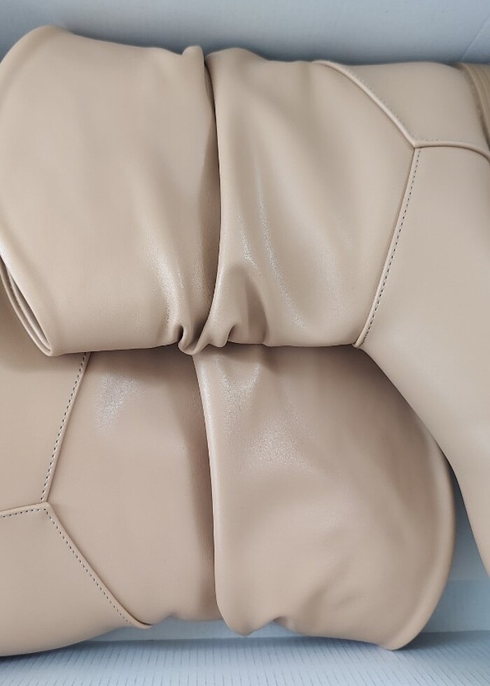 Shooberry nude cilt körüklü kısa bot çizme - Görsel 5