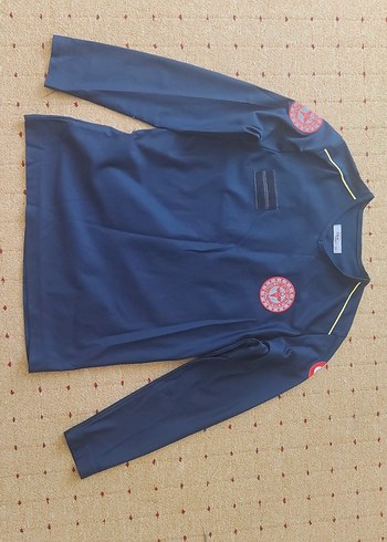112 acil uzun kollu v yaka t-shirt