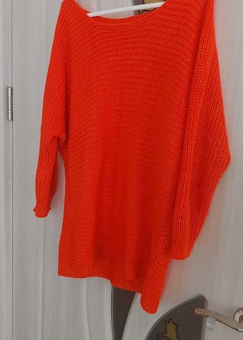 turuncu simli tunik kazak - Görsel 3