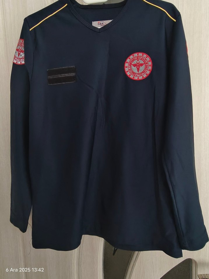 112 acil uzun kollu yazlık t-shirt - Görsel 2