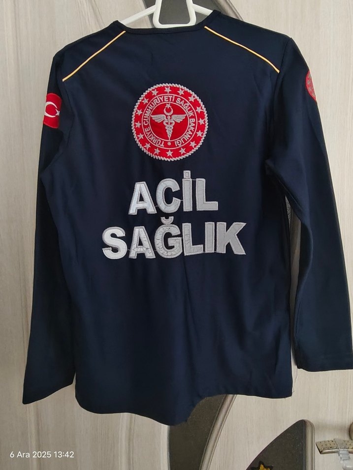 112 acil uzun kollu yazlık t-shirt - Görsel 3