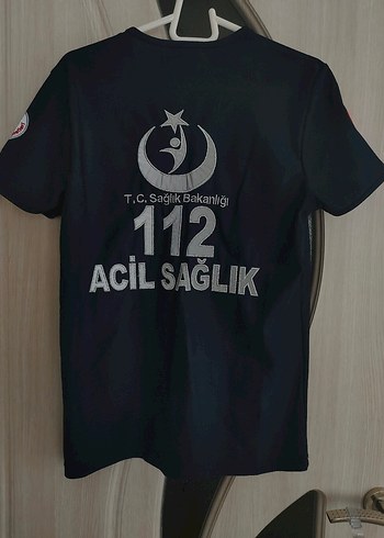112 acil kısa kollu yazlık t-shirt - Görsel 3