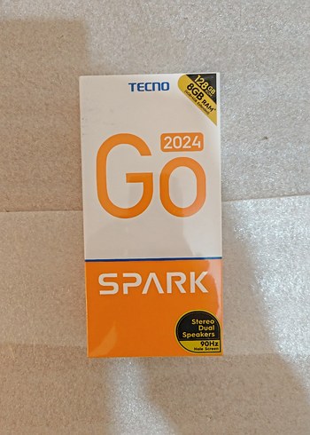 TECNO Spark GO 128gb. siyah. sıfır kapalı kutu