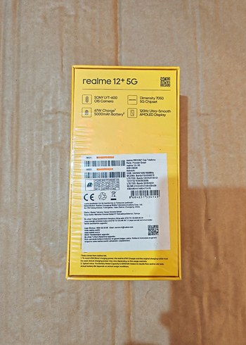 Realme 12+ plus 5g 8/256 yeşil telefon. sıfır - Görsel 3