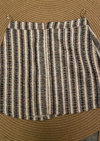 Adil Işık Marka Tüvit Mini Etek - Görsel 4