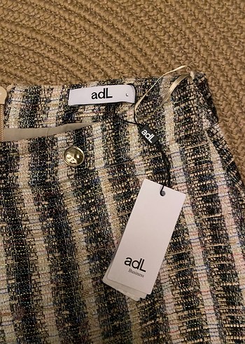 Adil Işık Marka Tüvit Mini Etek - Görsel 3