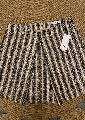 Adil Işık Marka Tüvit Mini Etek - Görsel 2