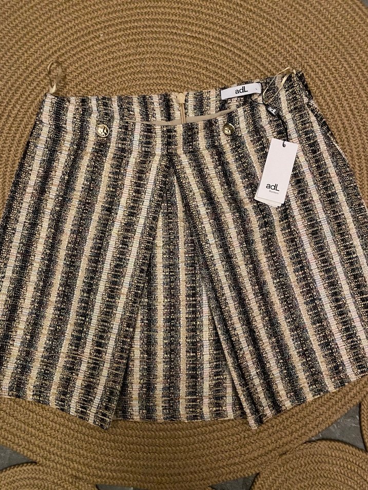 Adil Işık Marka Tüvit Mini Etek - Görsel 2