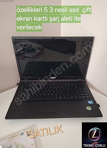 Laptop Şef ekran kartlı